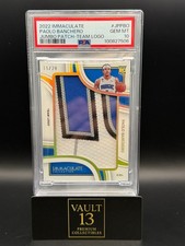 2022 Immaculate Paolo Banchero Jumbo Patch Team Logo /28 PSA 10