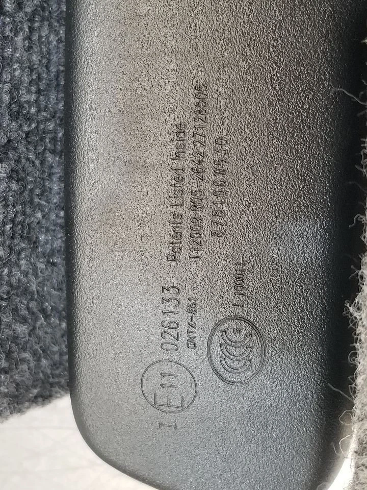 10 2010 LEXUS GX460 ESPEJO RETROVISOR INTERIOR ATENUACIÓN AUTOMÁTICA CON NAVEGACIÓN Foto 3 de 4