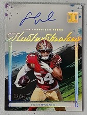 Fred Warner 2025 Panini Impeccable Masterstrokes Auto #02/25 49ers MAS-FWR