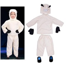 Sheep Costume for Kids Cute Cosplay Outfit for Performance Carnival Festival