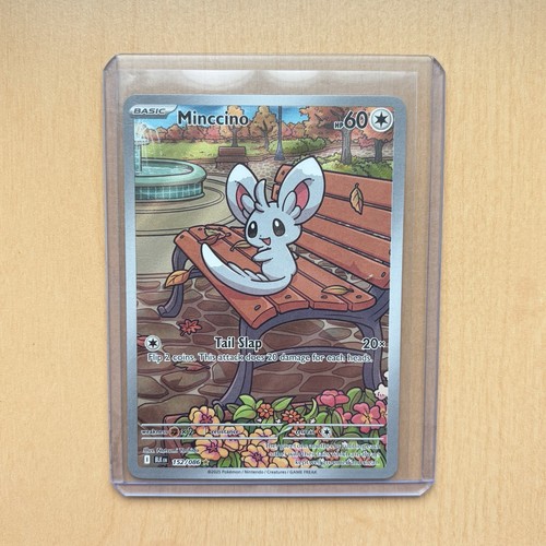 Pokemon Minccino Illustration Rare IR 152/086 Black Bolt English Card