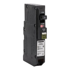 NEW Square D QO120PCAFI 20 Amp 1-Pole Circuit Breaker AFCI PLUG-ON Arc Fault