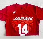 Yuki Ishikawa team cheering T-shirt L size volleyball men's Japan national Used
