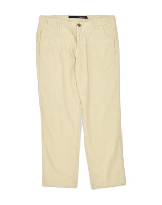 JECKERSON Damen Straight Chino Hose W36 L29 Beige Baumwolle HM08