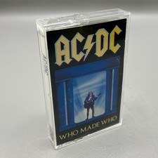 AC DC Who Made Who Cassette Albert 1986 Atlantic You Shook Me All Night Long
