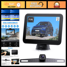 Wired Backup Camera Kit with 7" HD Monitor, 1080P Night Vision for Car, Truck, S