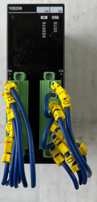 Omron CPM2C-10EDR I/O Unit 6x 24V DC Inputs 4x Relay Outputs with Plug Connector