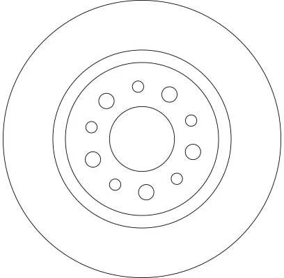 2x BRAKE DISC DF4440 FOR ALFA ROMEO 932A2/937A1.000AR32310 2.0L AR 32205 1.7L - Image 3 of 4