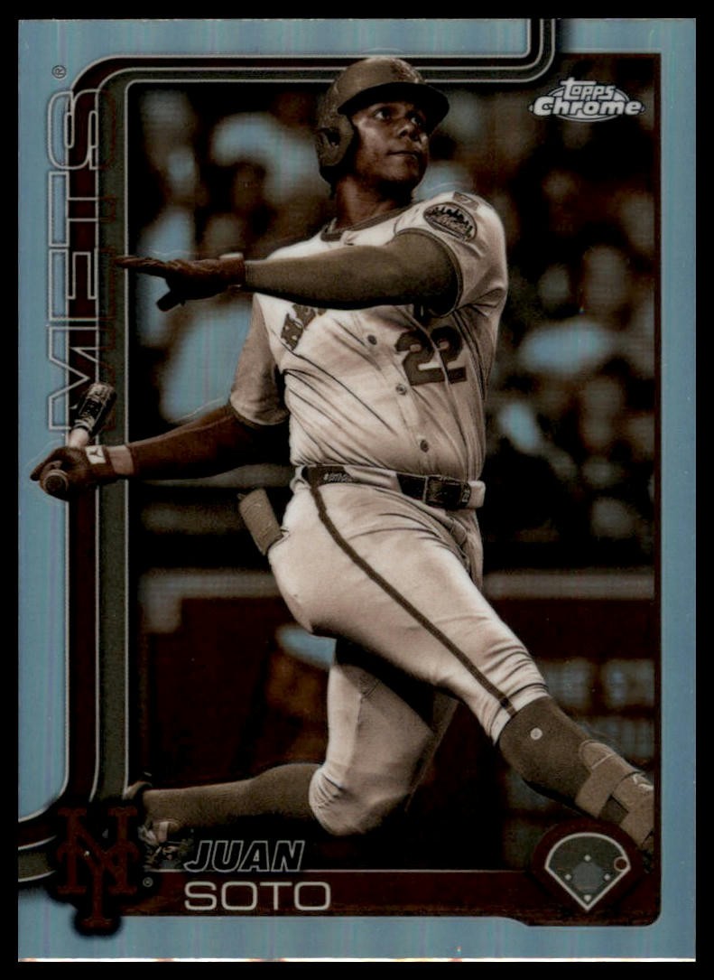 2025 Topps Chrome #200 Juan Soto Sepia Refractors