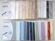 Aida 14 Count Cross Stitch Fabric Zweigart pre cut 48x53cm needlework cloth