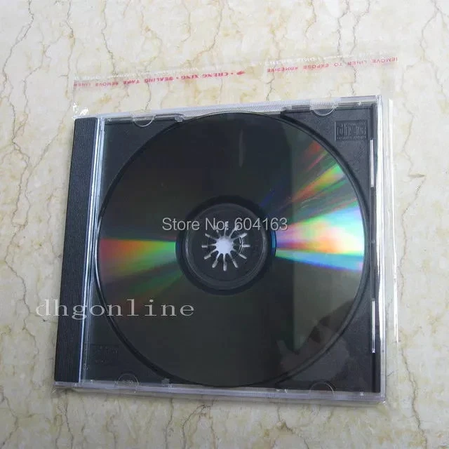 CD DVD Sleeves Wrap Bag Clear Cellophane OPP Resealable 7mm 14mm 5.2mm 10.4mm - image 3 of 4