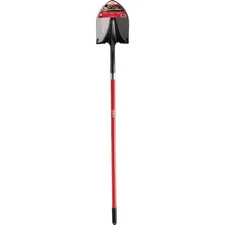 BOND ROUND POINT SHOVEL FIBERGLASS HANDLE