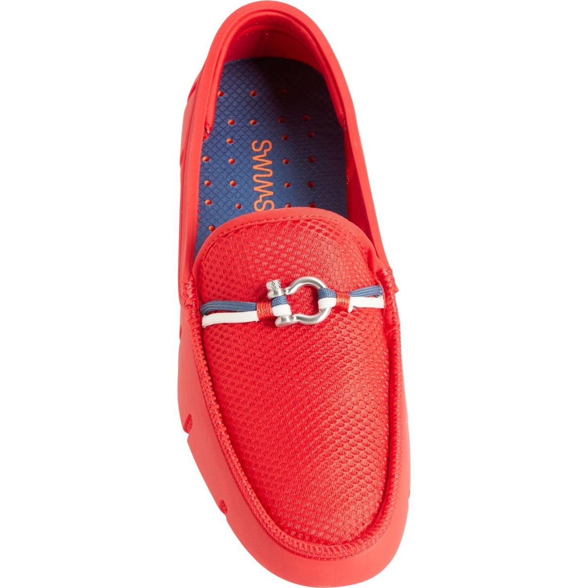SWIMS Riva Loafers Red Slip On Loafers Shoes Mens Size 7 New  display picture 1