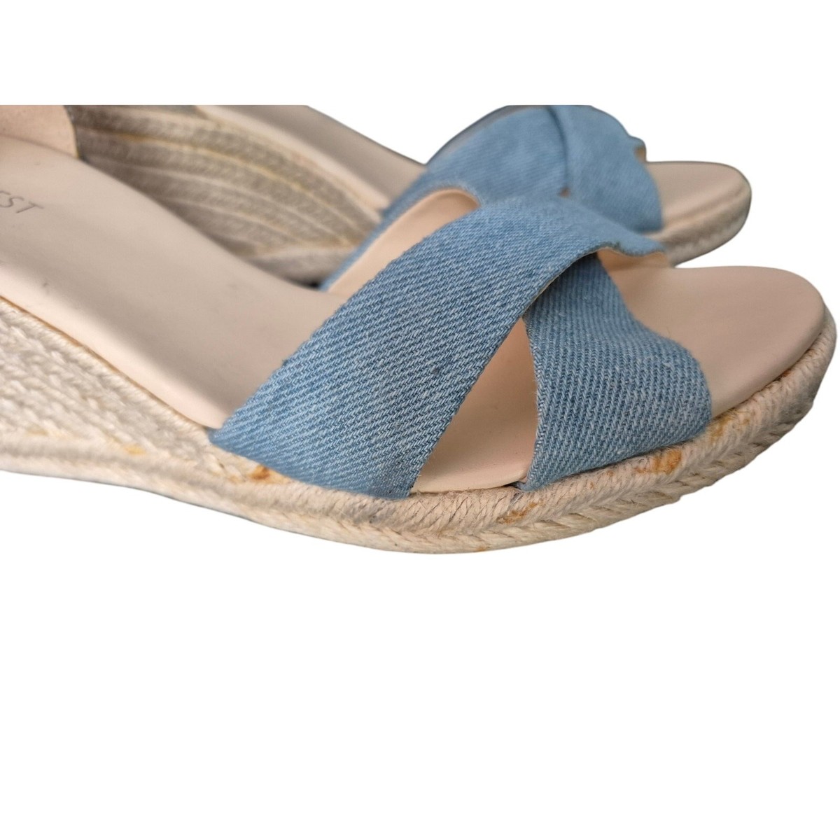 セール！人気 NINE WEST デザインサンダル JOYLYN Nine West Women Joyden US 9.5 M Wedge Sandal Espadrille