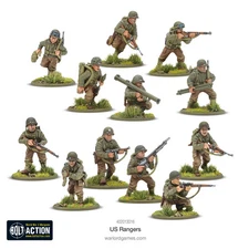 Warlord Games US Army Rangers SPRUE 28mm WW2 Infantry Miniatures