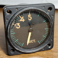Vintage Gage Suction Co Aircraft Aviation Airplane Guage Indicator (UNTESTED)