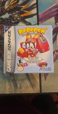 FACTORY SEALED GREAT SHAPE Robopon 2 Ring Version Nintendo Game Boy Advance 2002