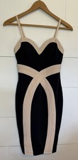 Papaya Navy and Soft Pink Strappy Mini Dress Size S