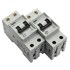 lot-of-2x-siemens-5sx22108-circuit-breaker-5sx22-d10-400v-10a-2pole-dinrail