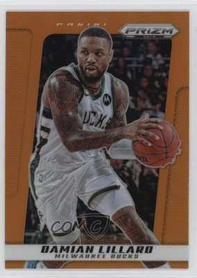 2024-25 Panini Prizm Deca Orange Prizm 47/49 Damian Lillard #178 0xh3