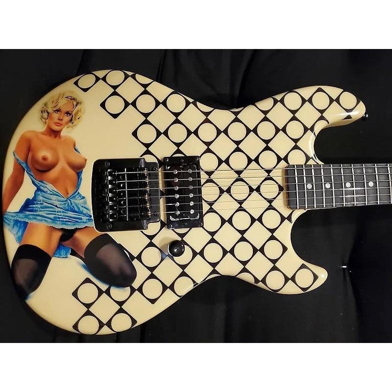 Electric guitar Jerry Cantrell  1984 G&L RampageBlue Dresswith Kahler  tremolo | eBay