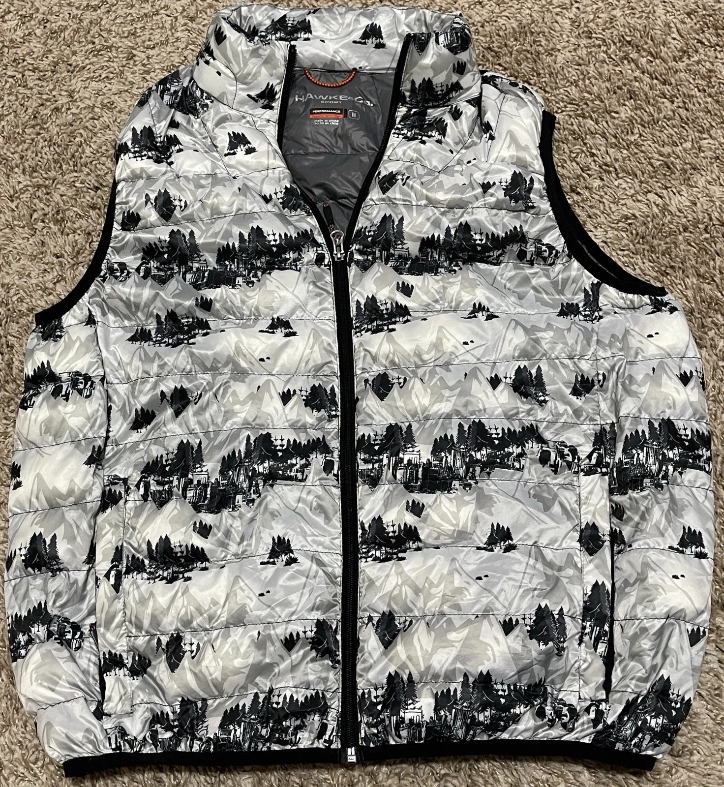 Hawke & Co Sport Performance Packable Ultra Light Down Puffer Vest Size M