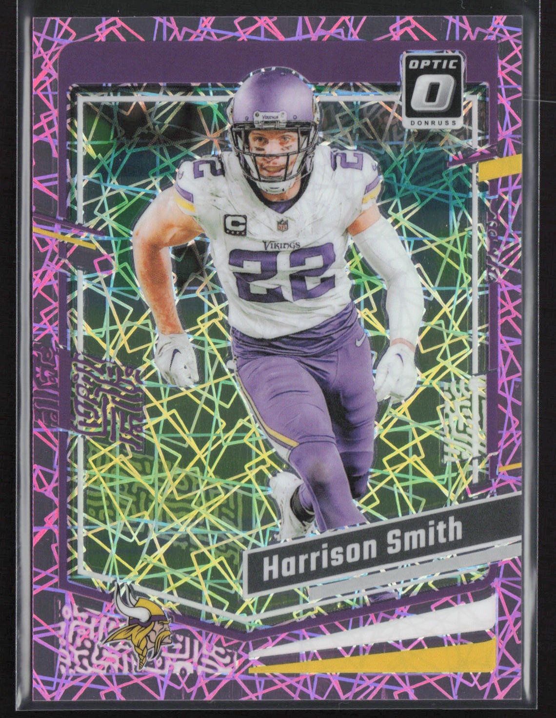 2023 Donruss Optic #123 Harrison Smith Pink Velocity #/79