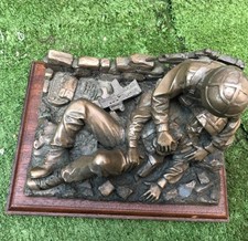 Military Bronze Sculpture