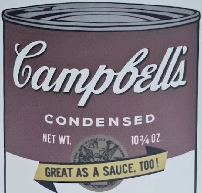 ANDY WARHOL * Campbells Cheddar Cheese Soup * signed lithograph*limited # 60/100 - Bild 3 von 4