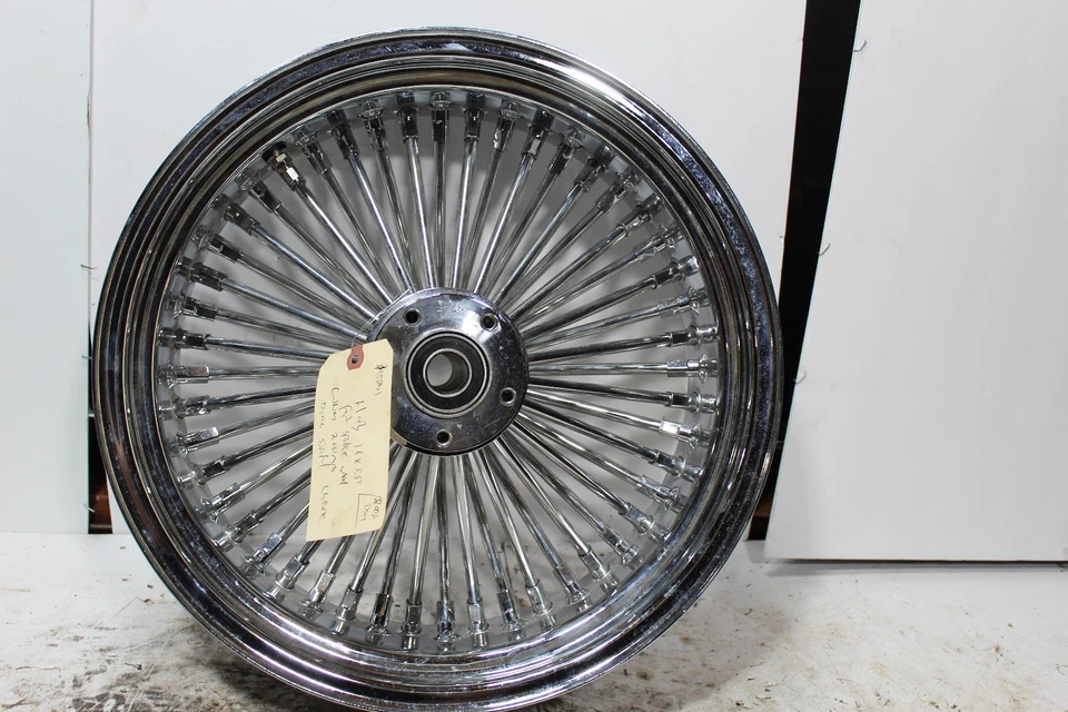 Rueda Harley 16x5.5" Fat Spoke Custom 200mm Dyna Softail Cromo Foto 2 de 4