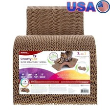 Cat Scratcher Catnip Infused Multi-Angle Corrugated Surface Floor Lounge Relief