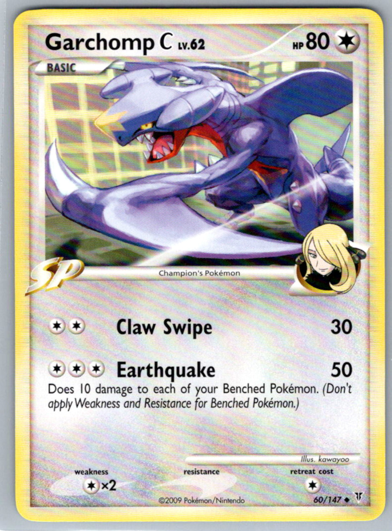 Pokemon Garchomp C Platinum Supreme Victors 60/147 NM