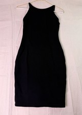 LuLu’s Black Bodycon Midi Dress Women’s Size Small Sleeveless Made in USA