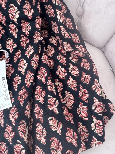 Marks & Spencer X Sienna Miller 100% Cotton Navy Sarong One Size BNWT M&S - Picture 2 of 8