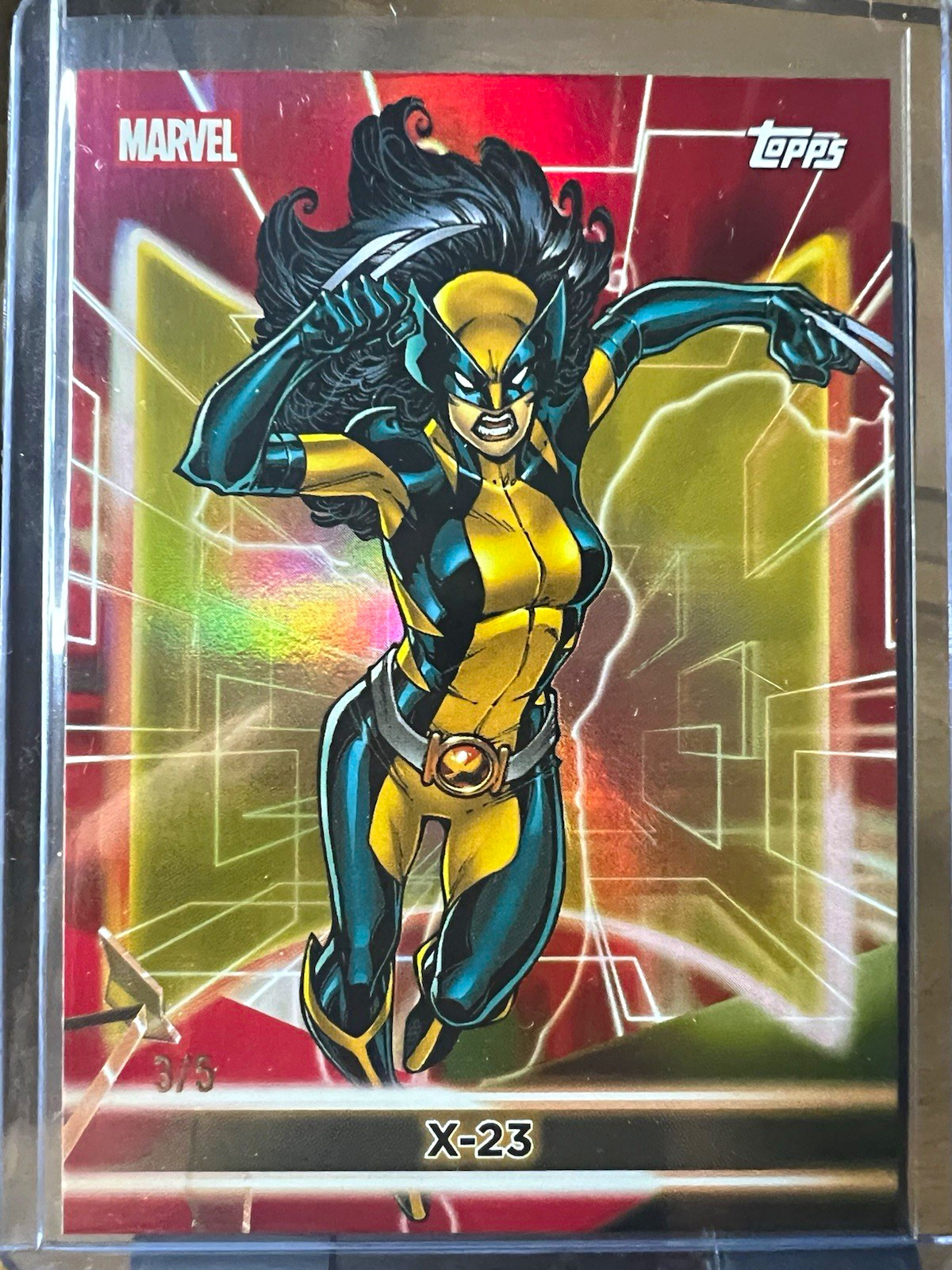 Topps 2026 Marvel Neon - X-23-  #23  Red Foil /5
