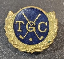 Tasmania Golf Club • 1950's/60's • Member enamel badge