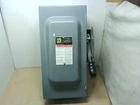 Square D HU362 60A 3-Pole 600V Non-Fused Heavy Duty Disconnect NEMA 1-Used