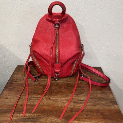 Rebecca minkoff burgandy red wine mini Julian backpack Rebecca Minkoff Mini Scarlet Red Julian Backpack | eBay main image 4