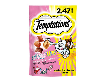 Temptations ShakeUps Crustacean Celebration Flavor Crunchy & Soft Cat Treats 2PK