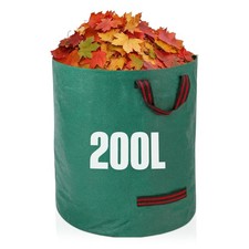Round Garden Waste Bag 200 Litre Garden Sack Sturdy, Heavy Duty & Reinforced Big...