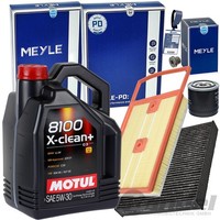 Meyle Filterset+Motul 5W30 Passend FüR 1.4 TDI VW Polo 6R Skoda Fabia 3+IBIZA 4