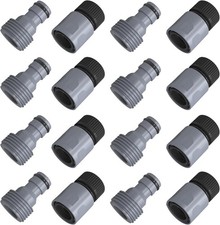 8 Set Garden Hose Quick Connector Plastic Water Hose Fittings Male Female Adapte