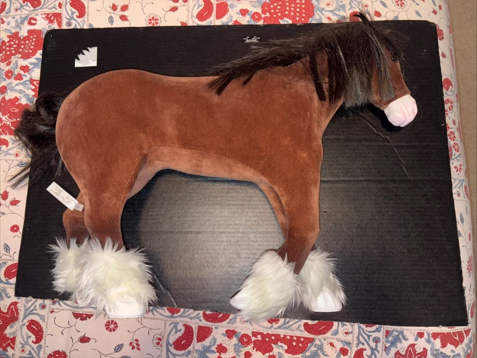 Muñeca American Girl 2014 retirada caballo Clydesdale rampante BKH36 se adapta a muñeca de 18" Foto 2 de 4