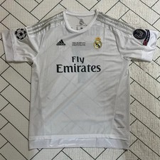 Real Madrid 15/16 Champions League Final Match Kit with Ronaldo Patch - Pre-Owne