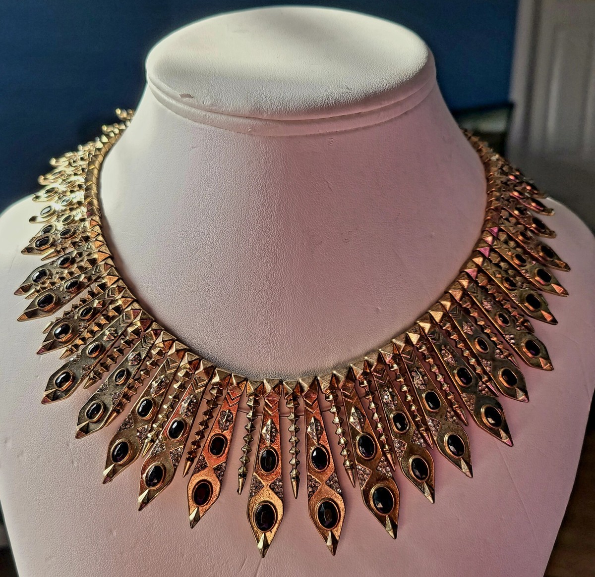 House of Harlow 1960 Gypsy Feather Necklace --Super RARE