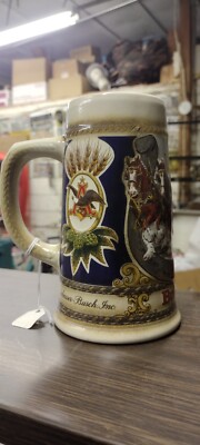 みるく Vintage Budweiser Anheuser Busch Beer Stein Mug Staffel Stoneware