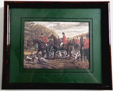 Vintage TIME’S UP. THROW IN! by Sheldon Williams Art Print Framed Glass,  9”x11"