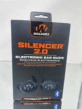 Walkers Silencer BT 2.0 Bluetooth Wireless Electronic Earbuds *Opened Box*