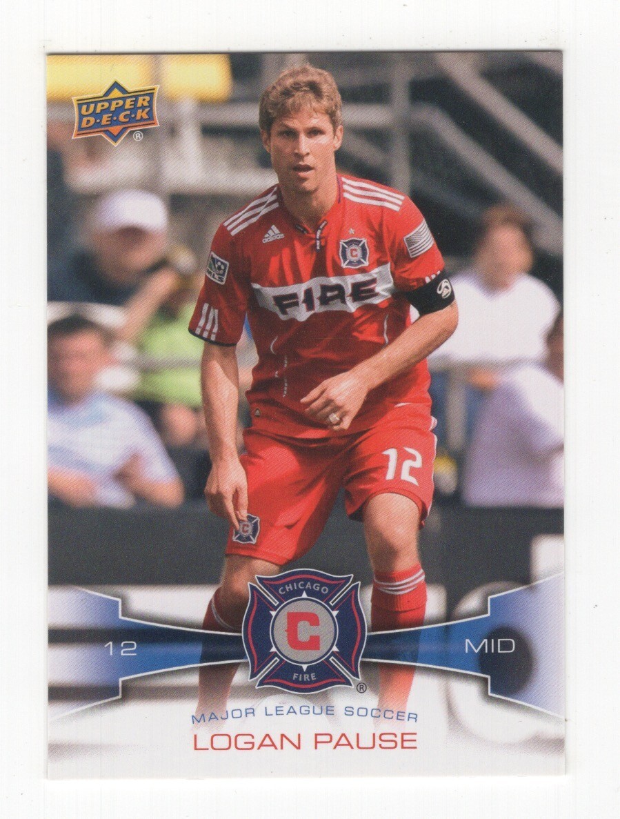 2012 UPPER DECK MLS SOCCER LOGAN PAUSE - CHICAGO FIRE #58