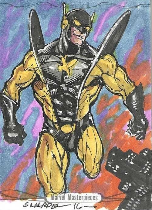 Kevin Sharpe Marvel 2016 Masterpieces Sketch Artists trading card — raw and PSA graded price guide